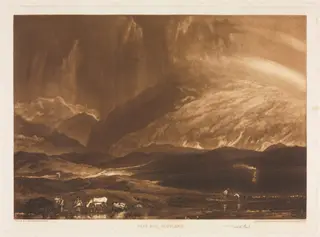 Peat Bog, Scotland, by Frank Short, 1937