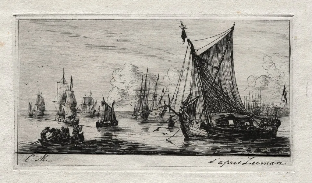 South Sea Fishers, by Charles Meryon, 1850