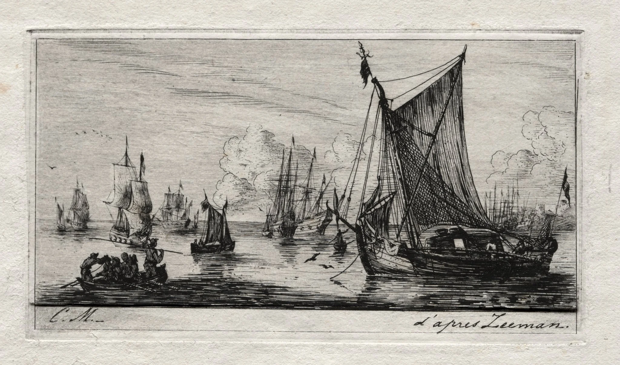 South Sea Fishers, detail