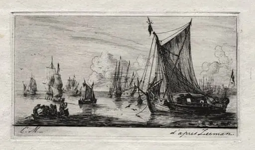 South Sea Fishers, by Charles Meryon, 1850