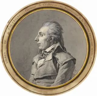 Thirius de Pautrizel, by Jacques-Louis David, ink, 1795