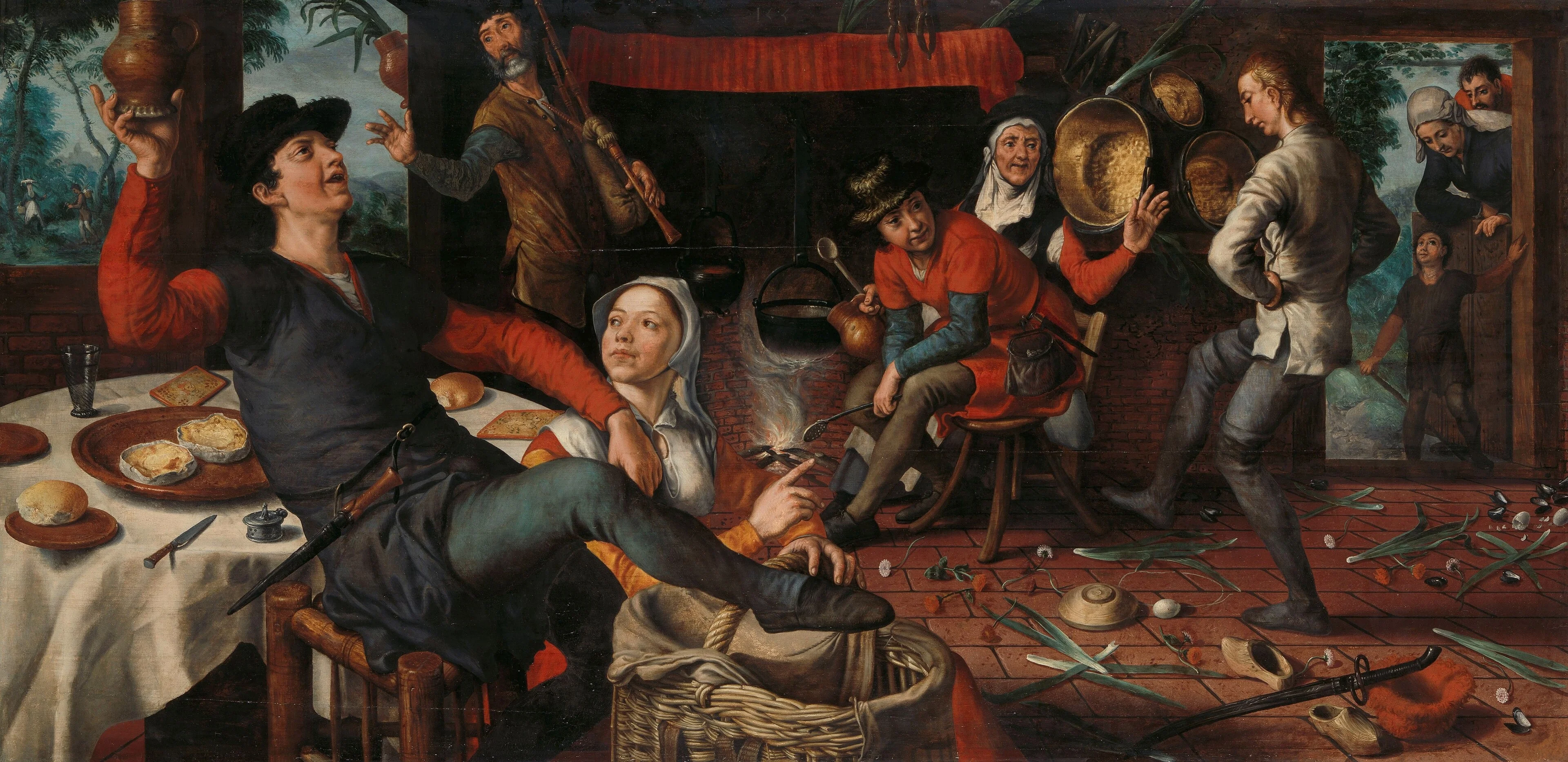 The Egg Dance, detail