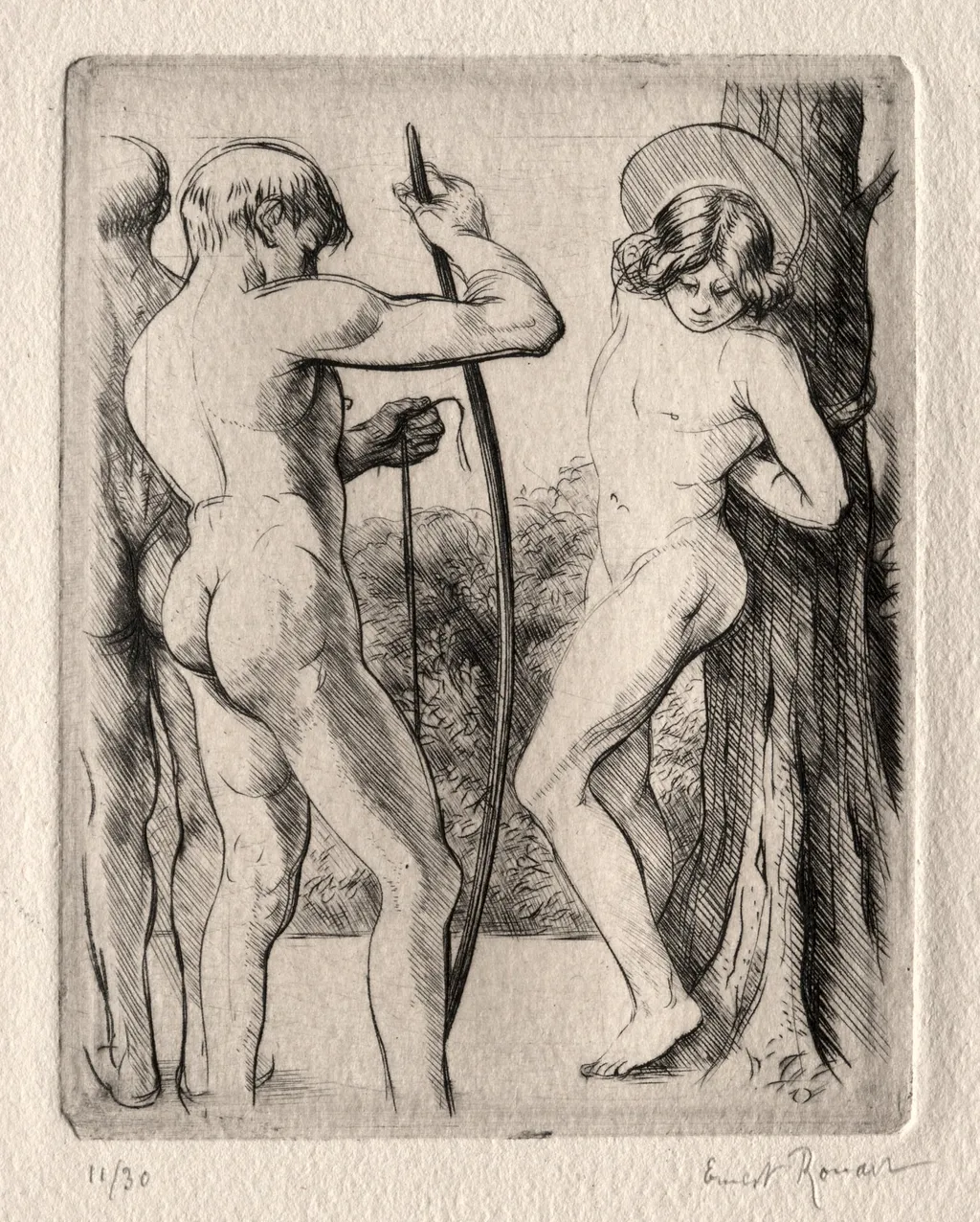 The Martyrdom of St. Sebastian, by Ernest Rouart, 1904