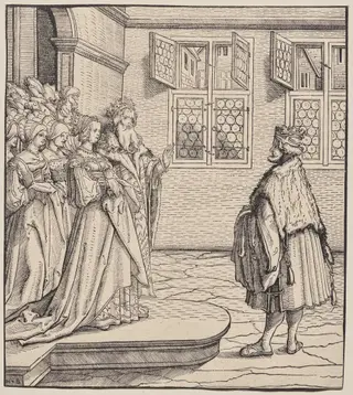 The Banished Duke of Otnop, by Hans Burgkmair I, 1514