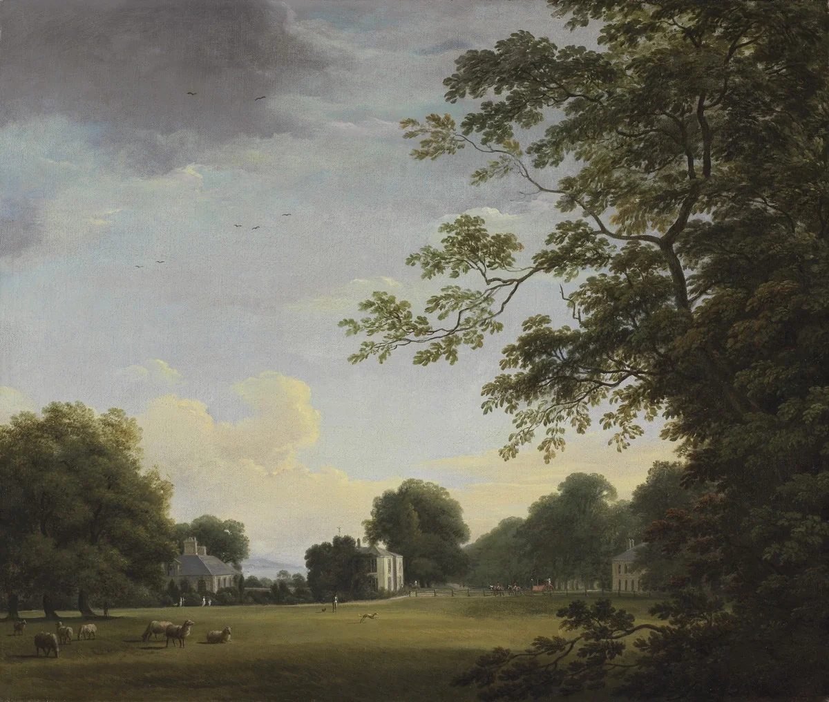 View in Mount Merrion Park, detail