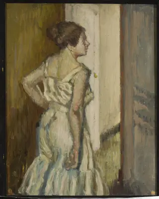 Study of a woman, by Stanisław Dębicki, oil, 1905