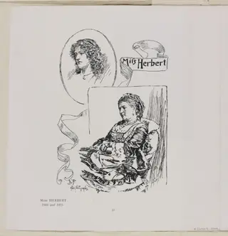 H Beard Print Collection, by B. P., 1900