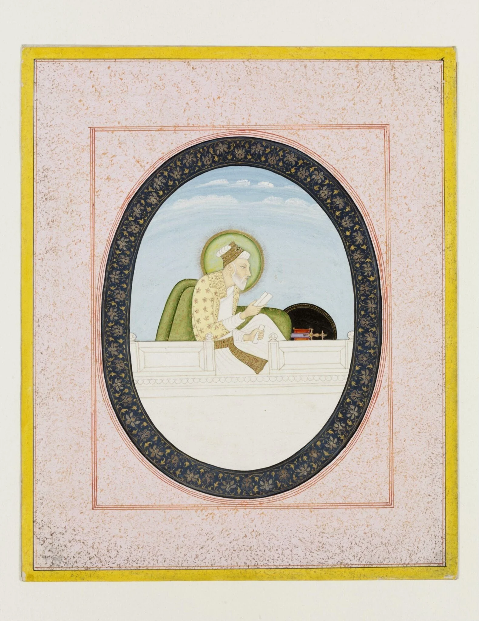 Emperor Aurangzeb, detail