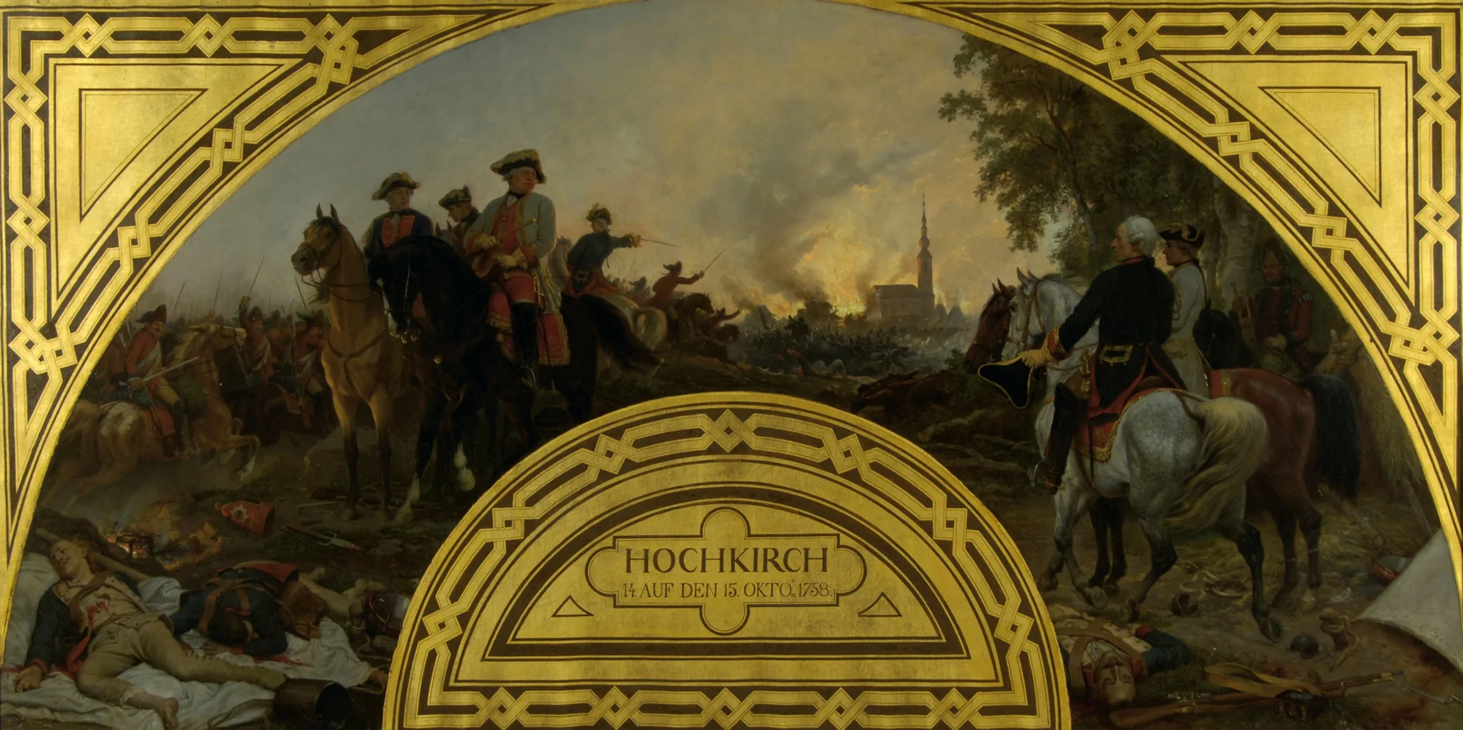 The raid near Hochkirch in 1758, detail