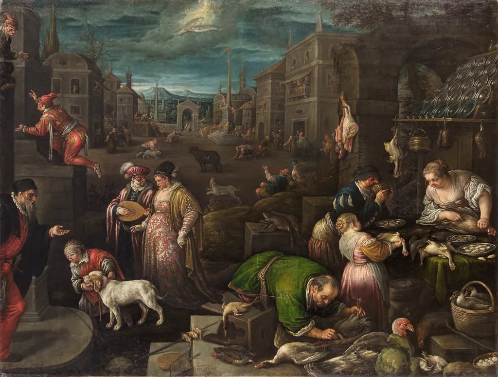 Februar, by Leandro Bassano, unspecified, 1599