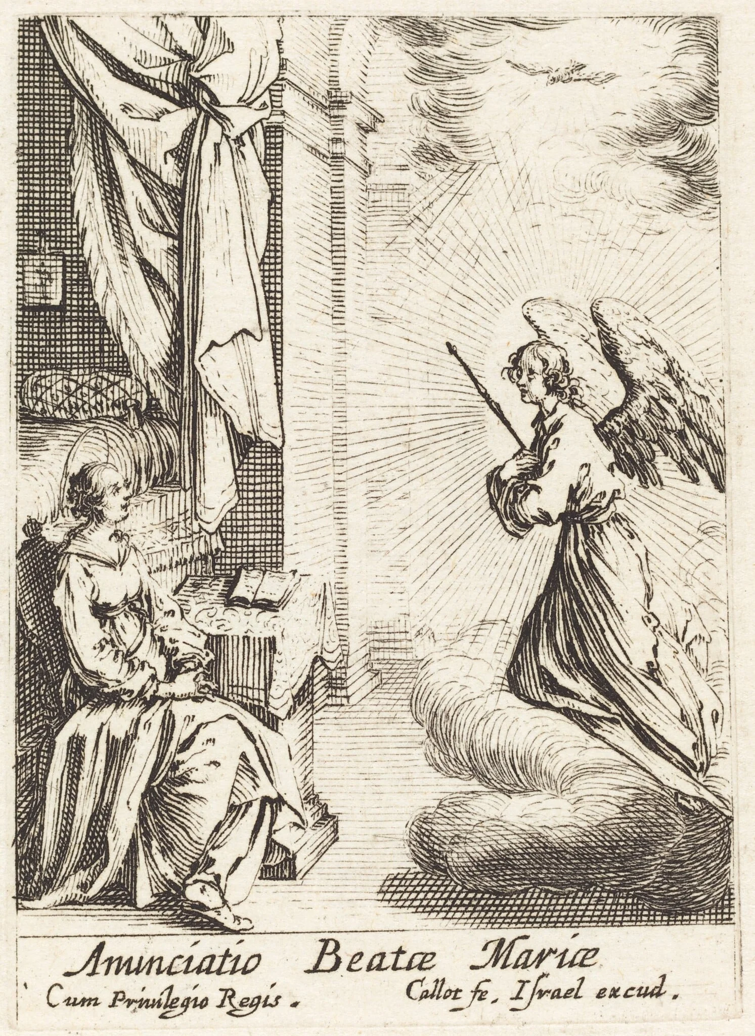 The Annunciation, detail