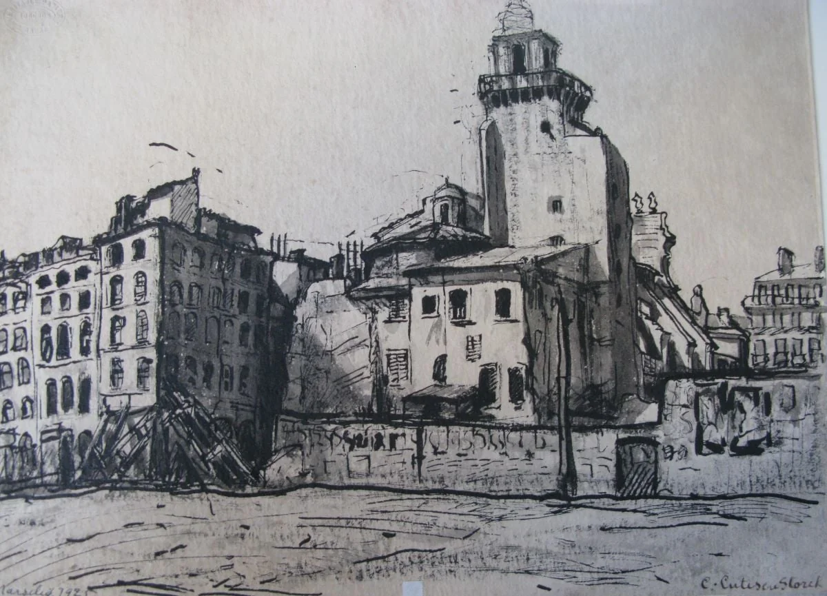 În cartierul vechi (Marsilia), detail