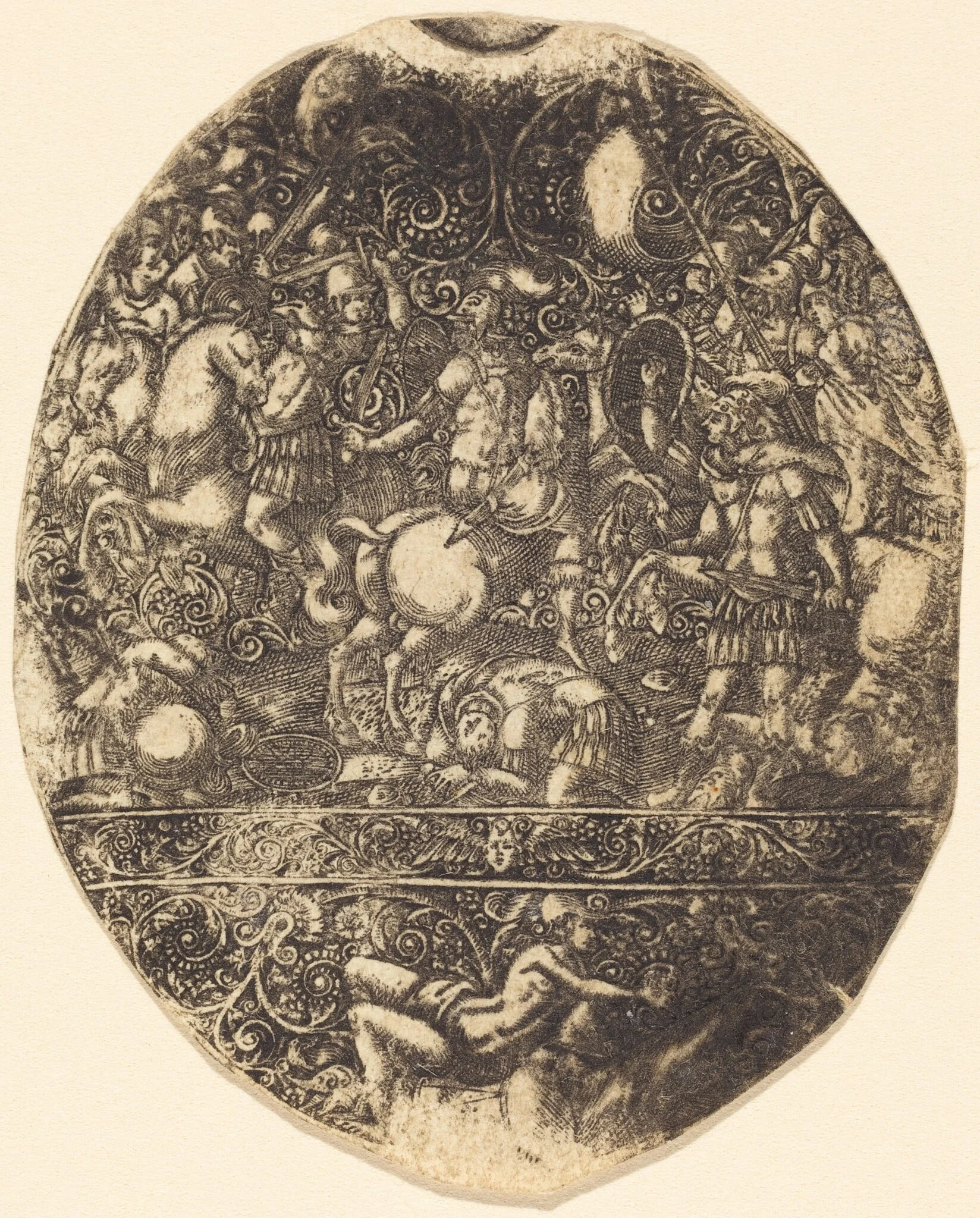 Seige of Troy, detail