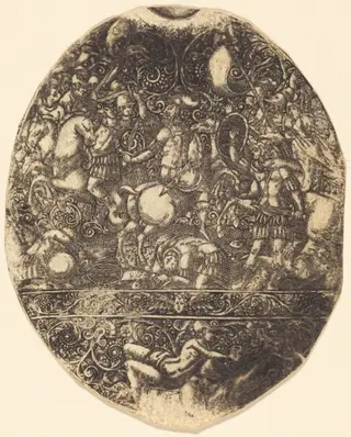 Seige of Troy, by Antoine Jacquard, ink, 1612