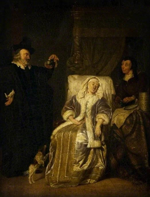 The Doctor's Visit, detail
