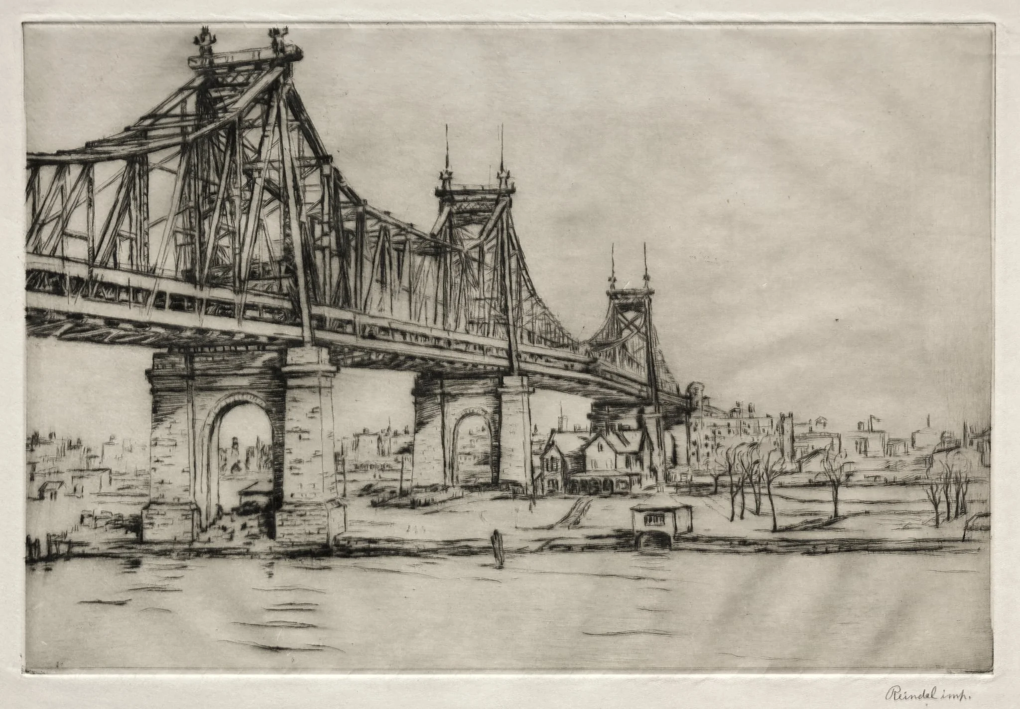 Queensboro Bridge, New York, detail