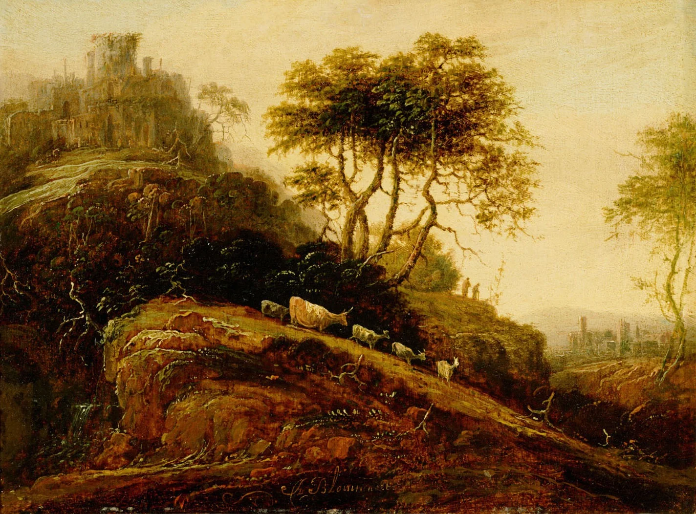 Berglandschaft, detail