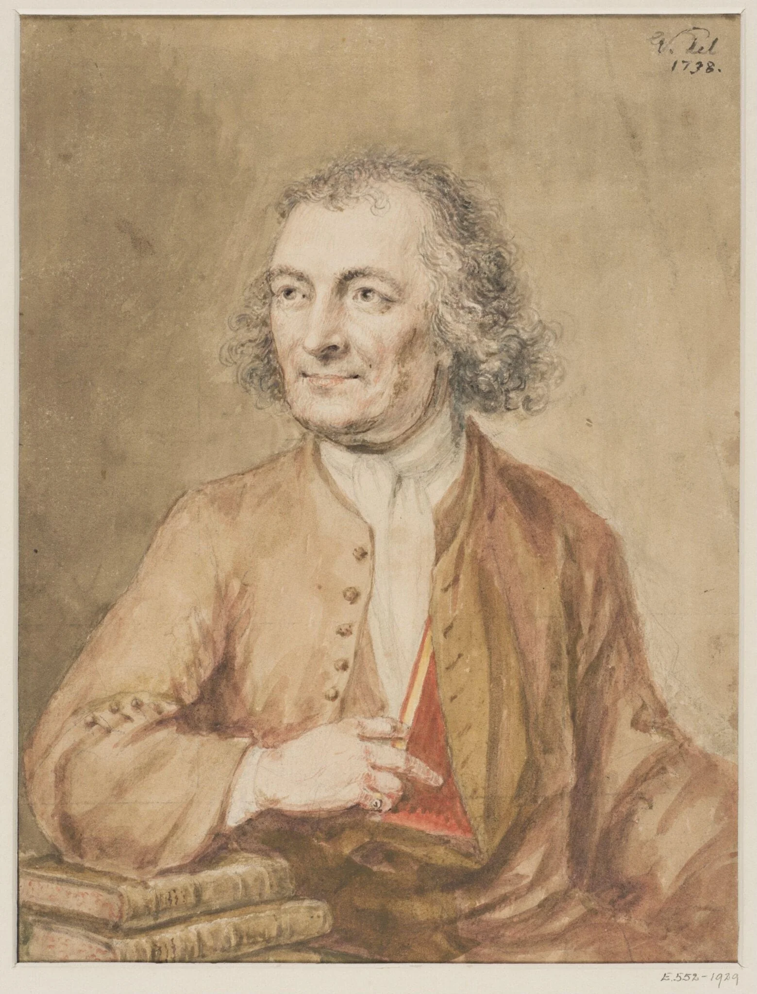 Portrait of John Murrey, detail