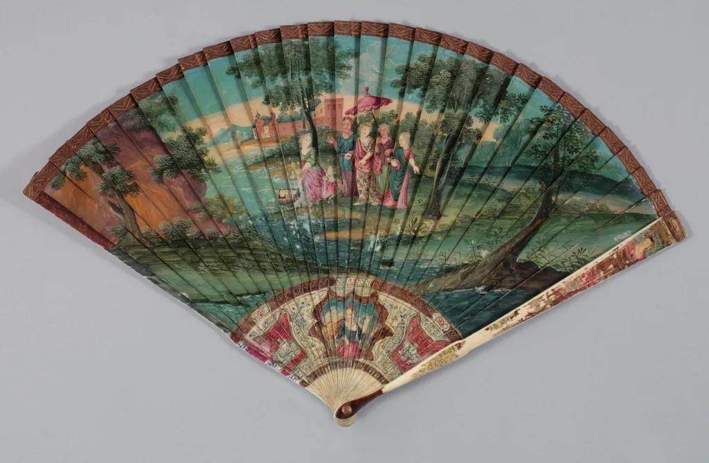 Eventail brisé, by Vanier, unspecified, 1750
