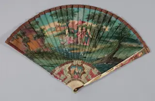 Eventail brisé, by Vanier, unspecified, 1750