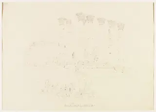 Grand Temple Gerasa, by William J. Tipping, 1842