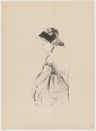 Souvenir de Bretagne, by Paul Sérusier, ink, 1895
