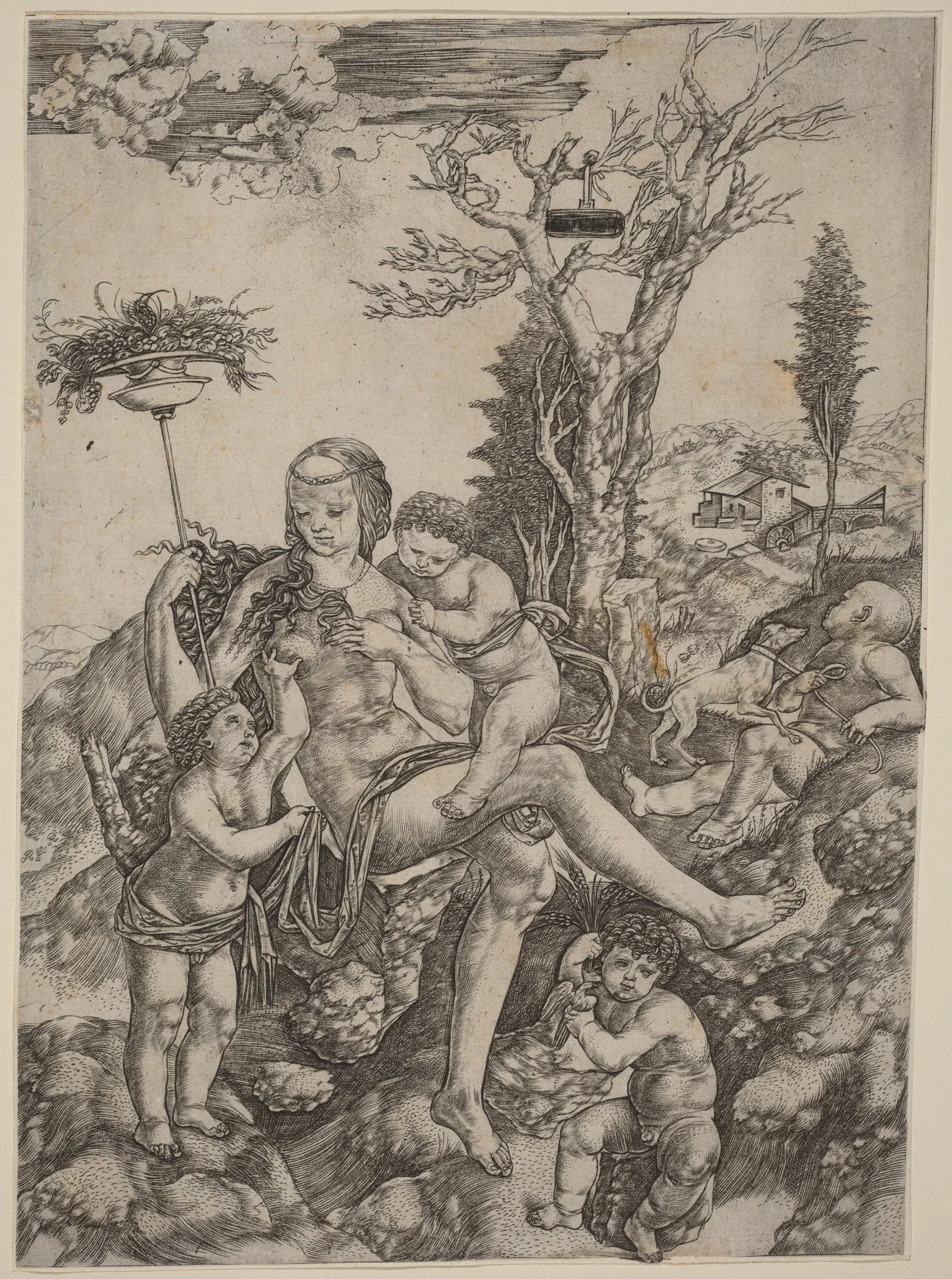 Allegory of Mother Earth, detail