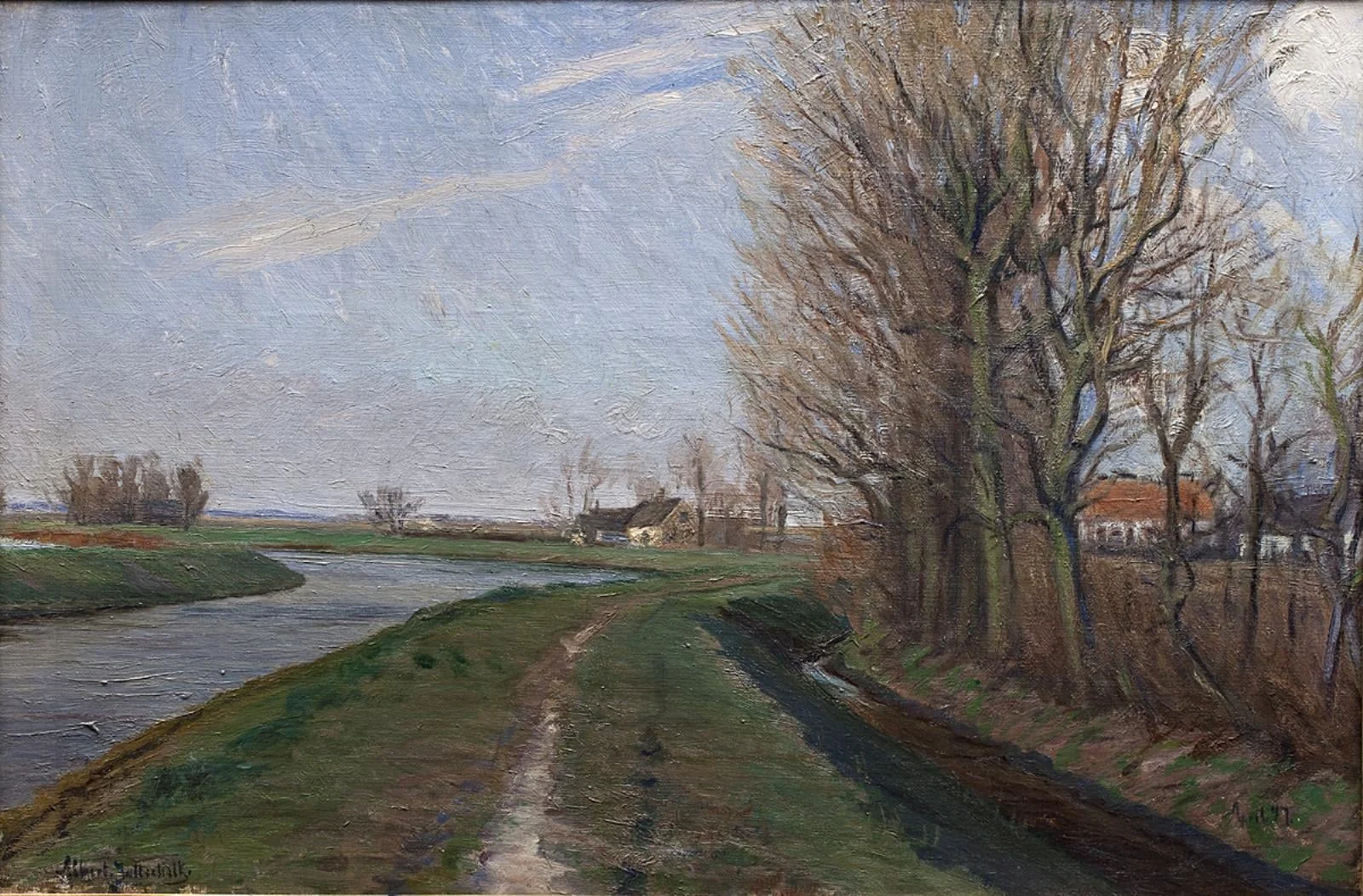 Eftermiddag i april, detail