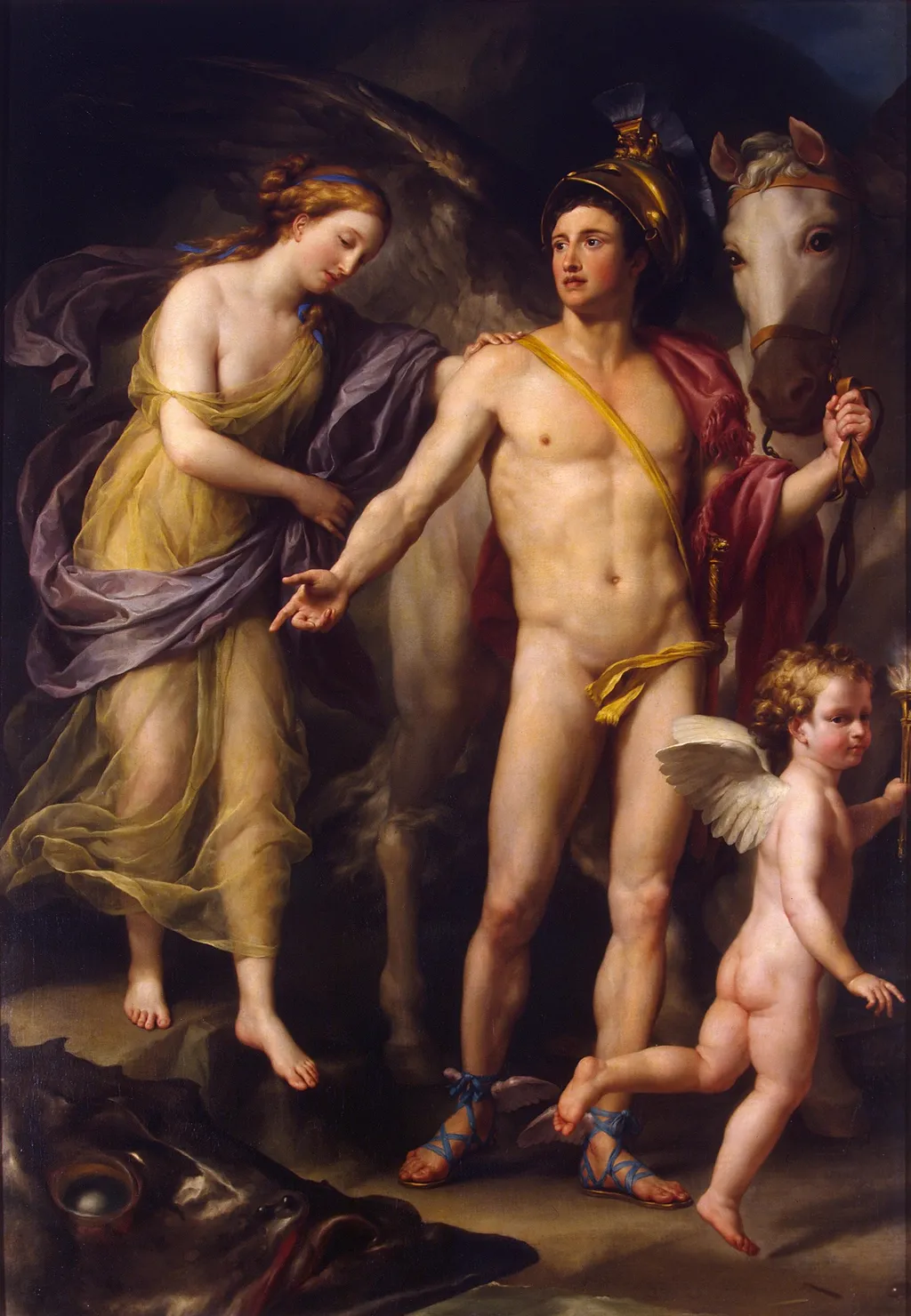 Perseus and Andromeda, by Anton Raphael Mengs, oil