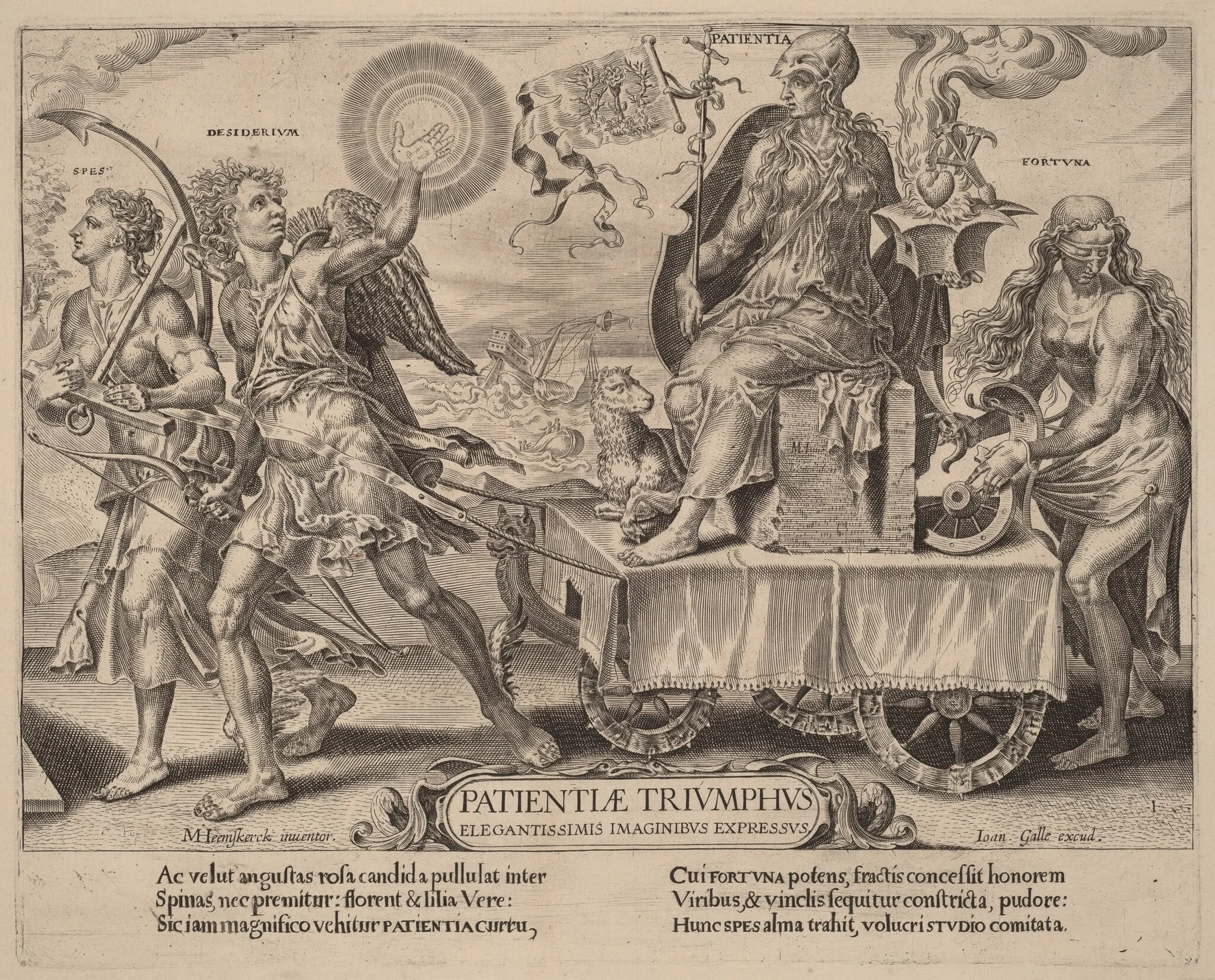The Triumph of Patience, detail