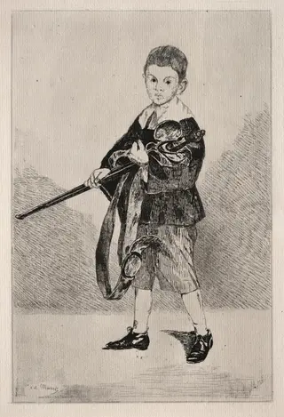 The Boy with a Sword, by Édouard Manet, 1862