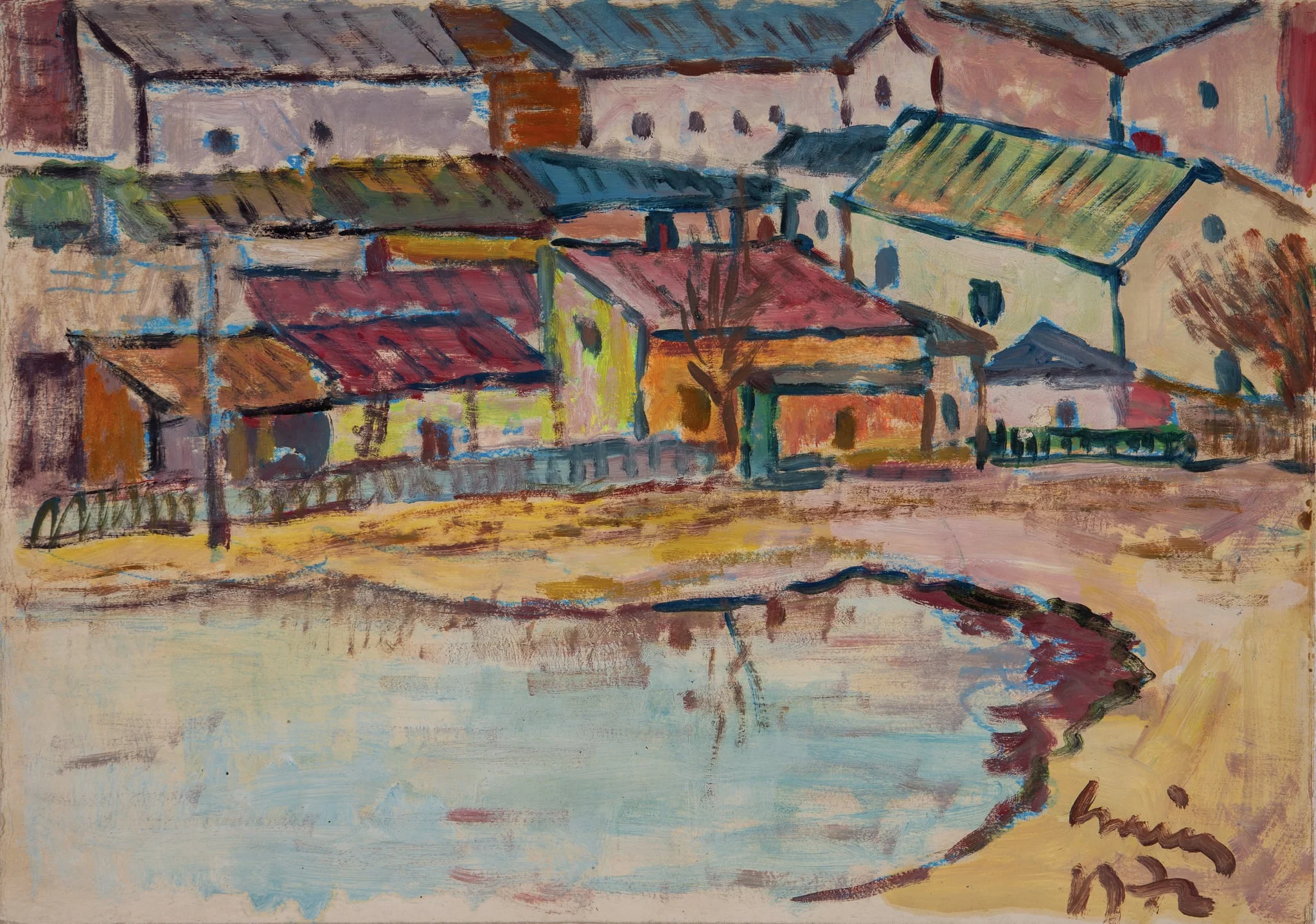 Peisaj, detail