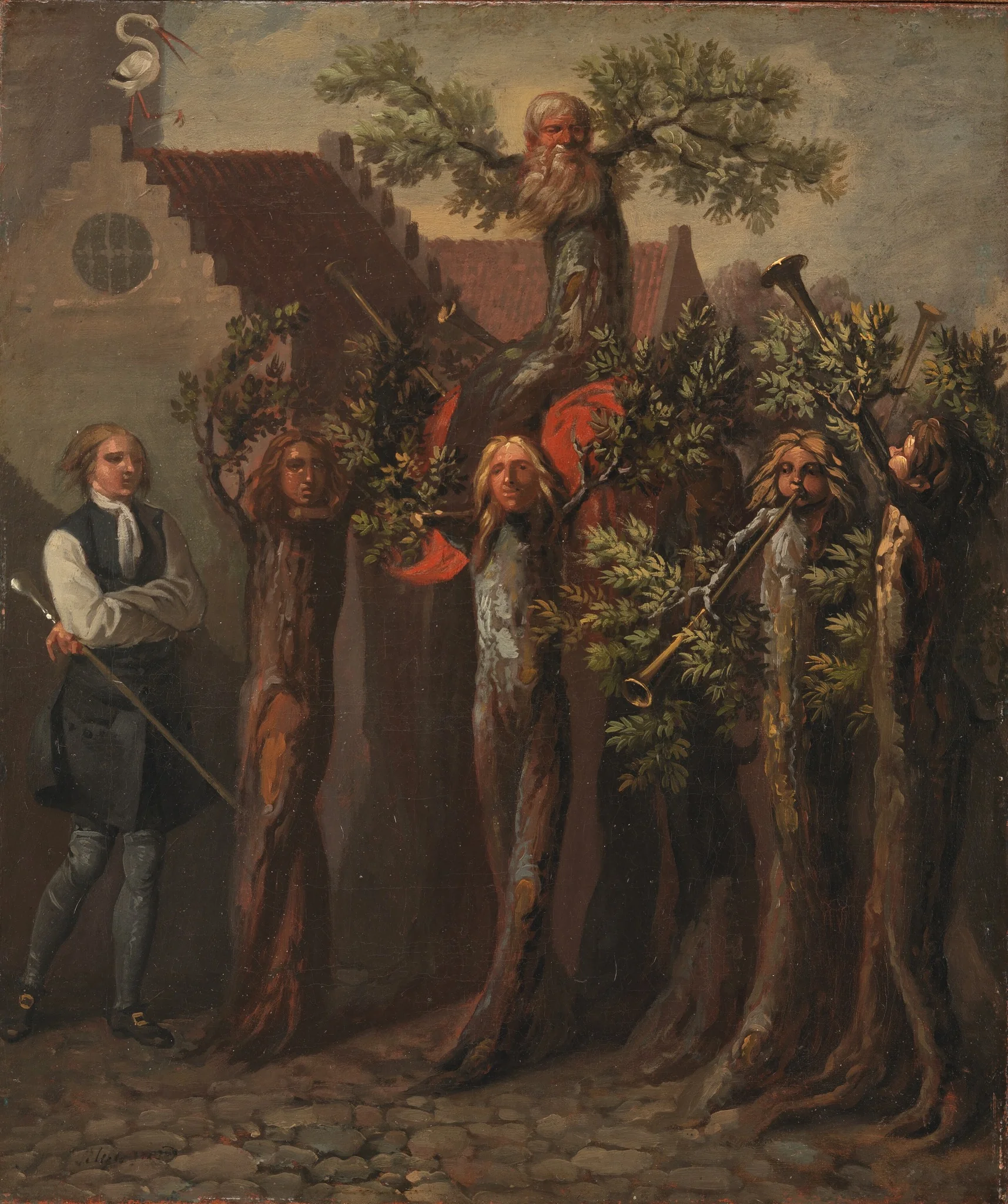 The Triumph of a Potuan, whose Reform Proposal has been Approved, detail