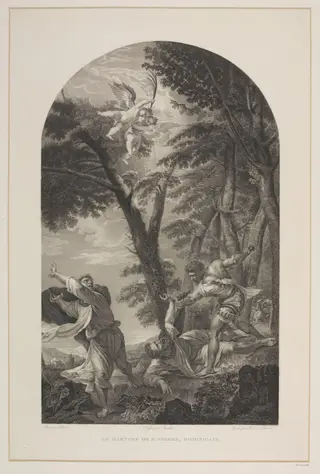 Martyrdom of St. Peter the Dominican, by Pierre Louis Henri Laurent, 1850