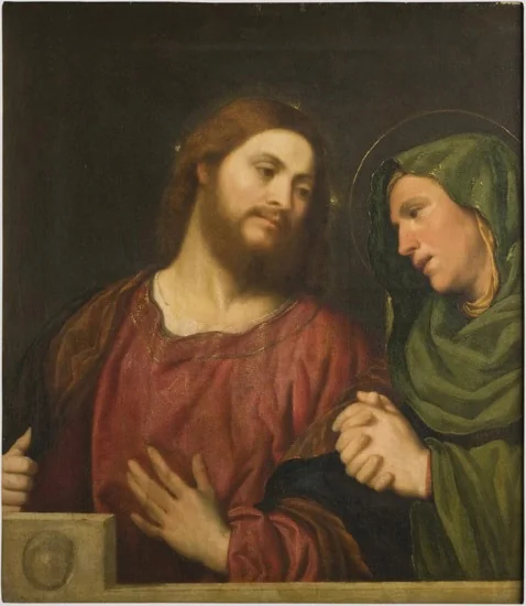 Christ Taking Leave of His Mother, detail