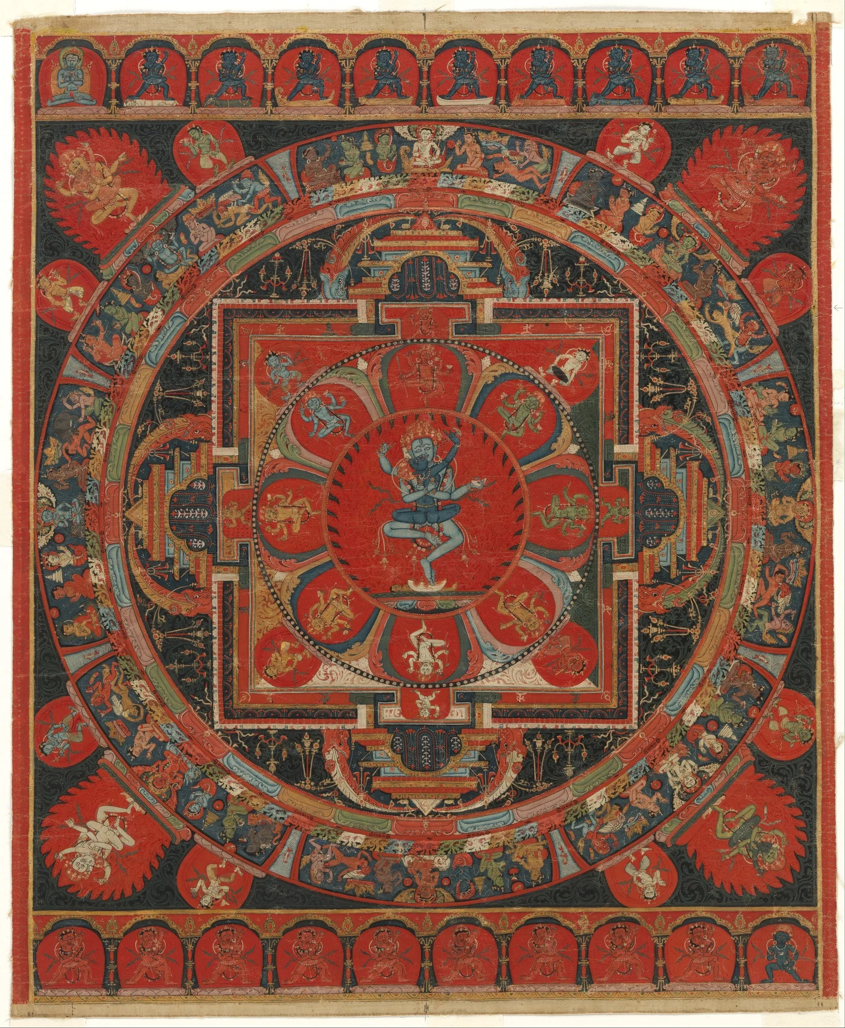 Hevajra Mandala, detail