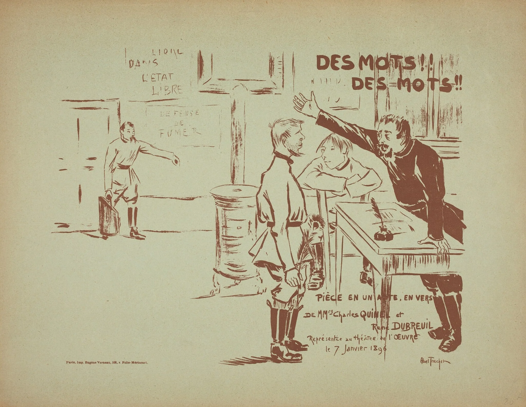 Des Mots! Des Mots!, detail