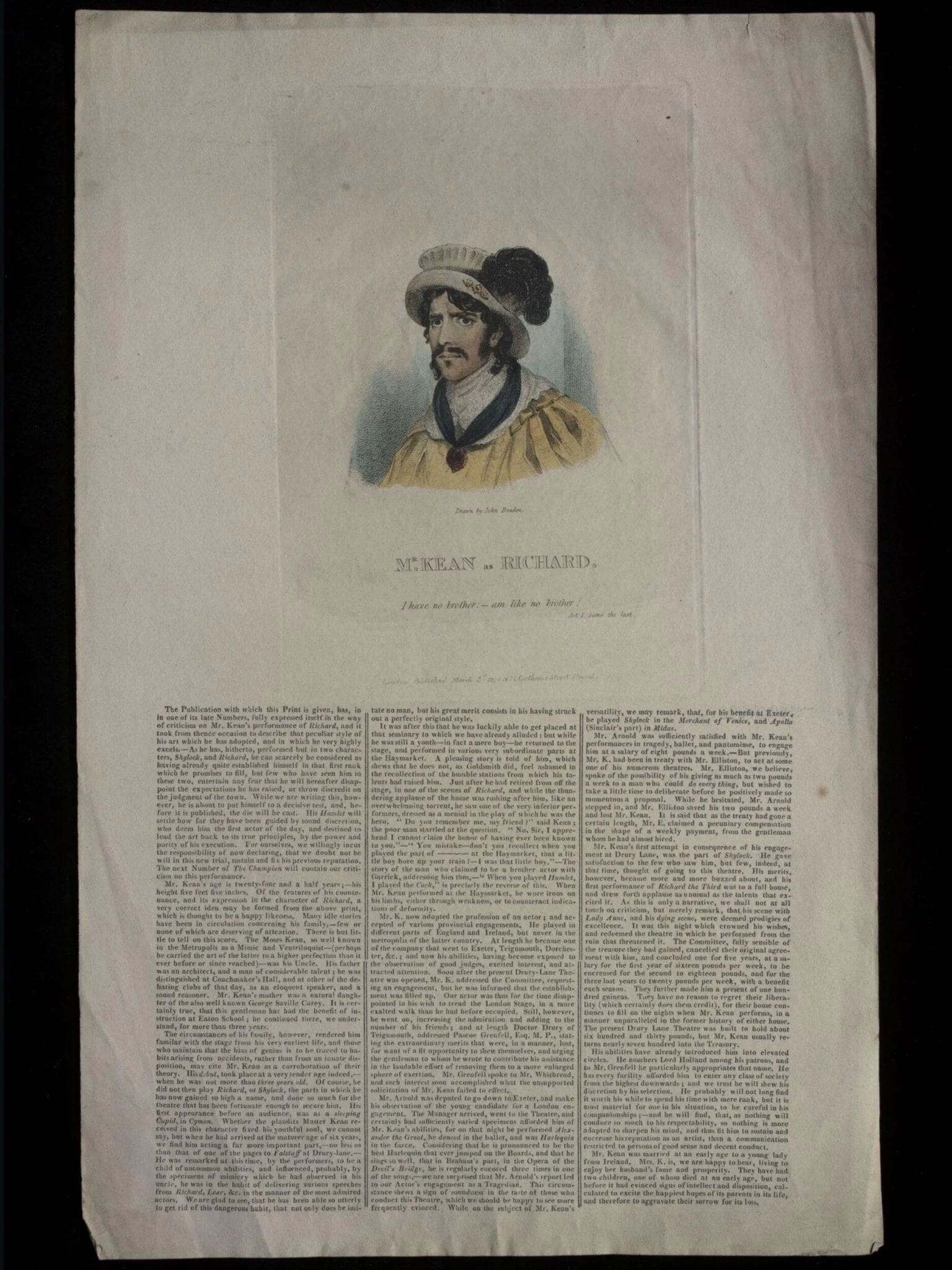 H Beard Print Collection, detail