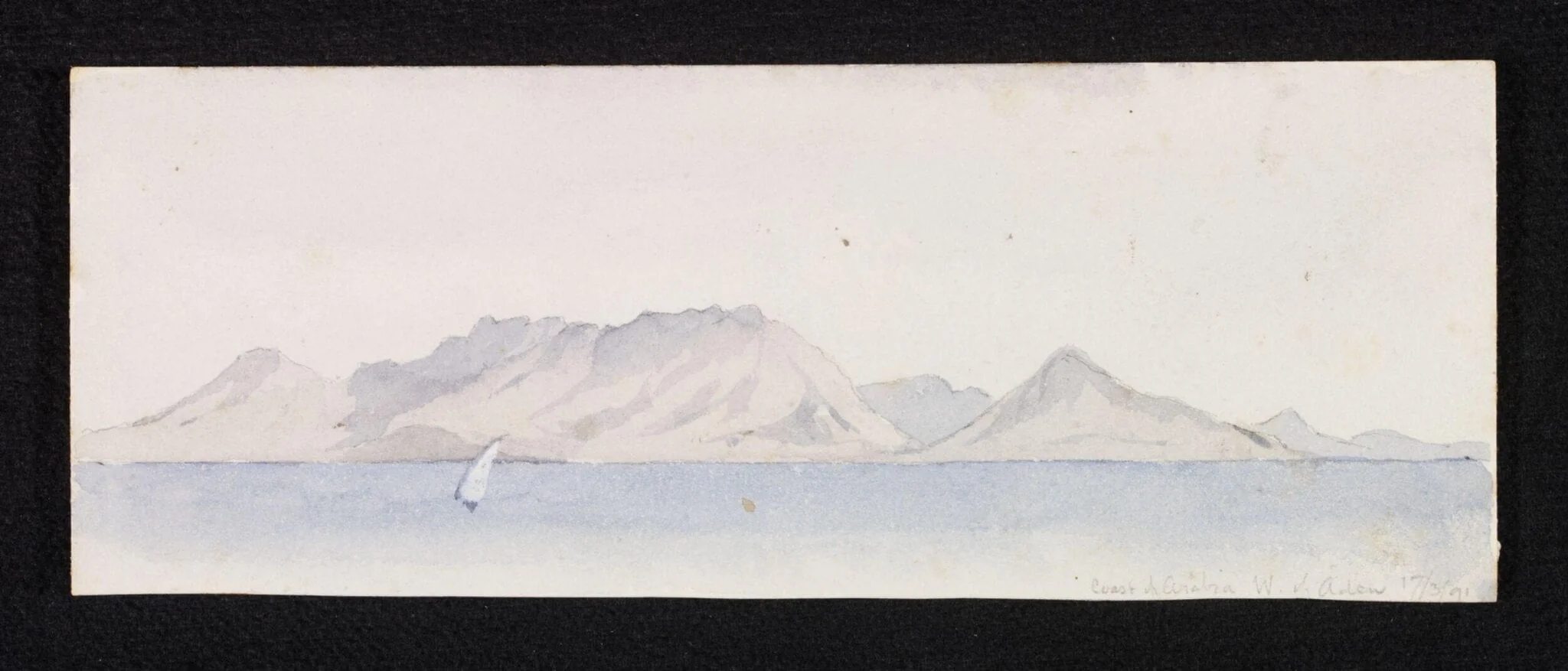 Coast of Arabia. W. of Aden, detail