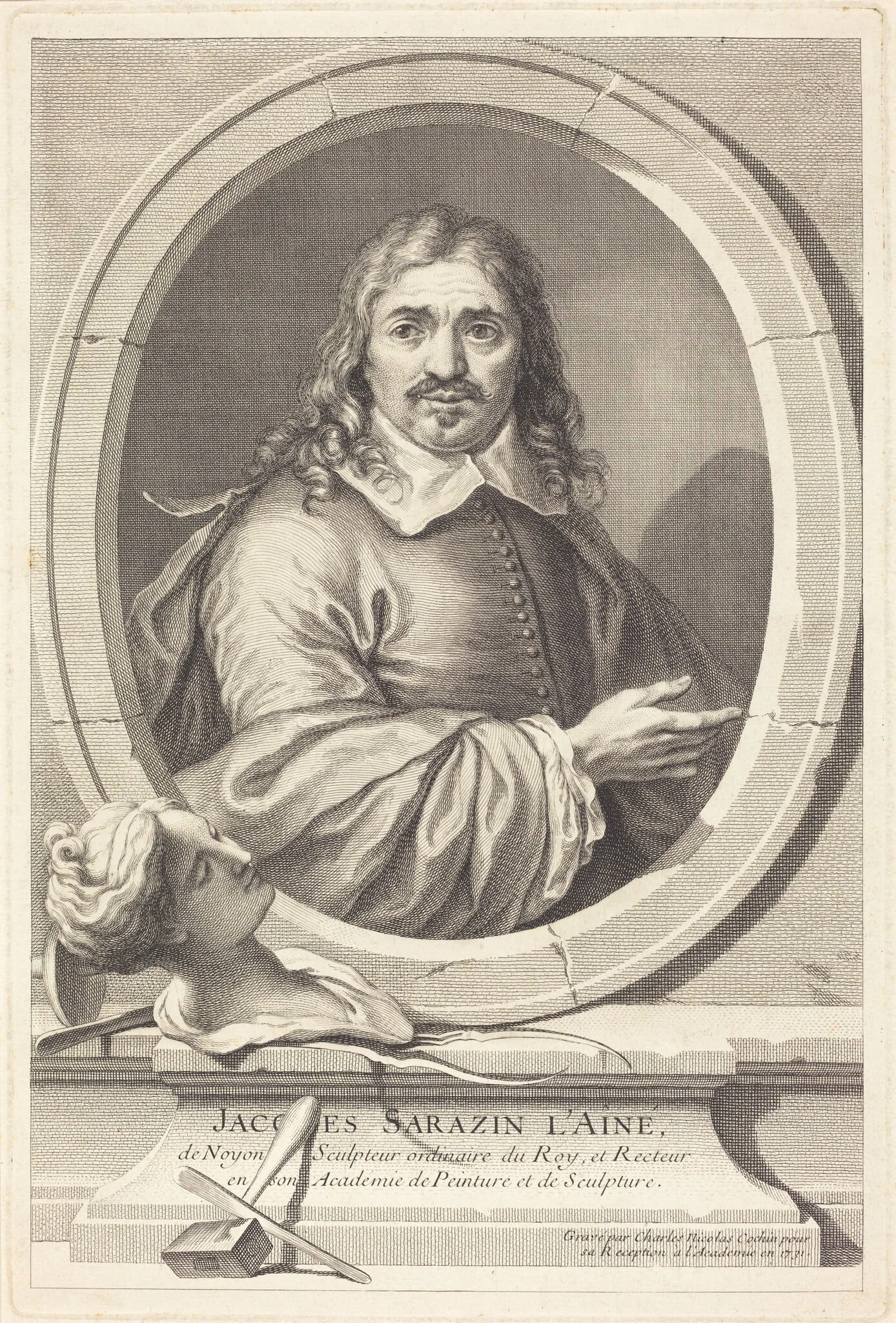 Jacques Sarazin the Elder, detail