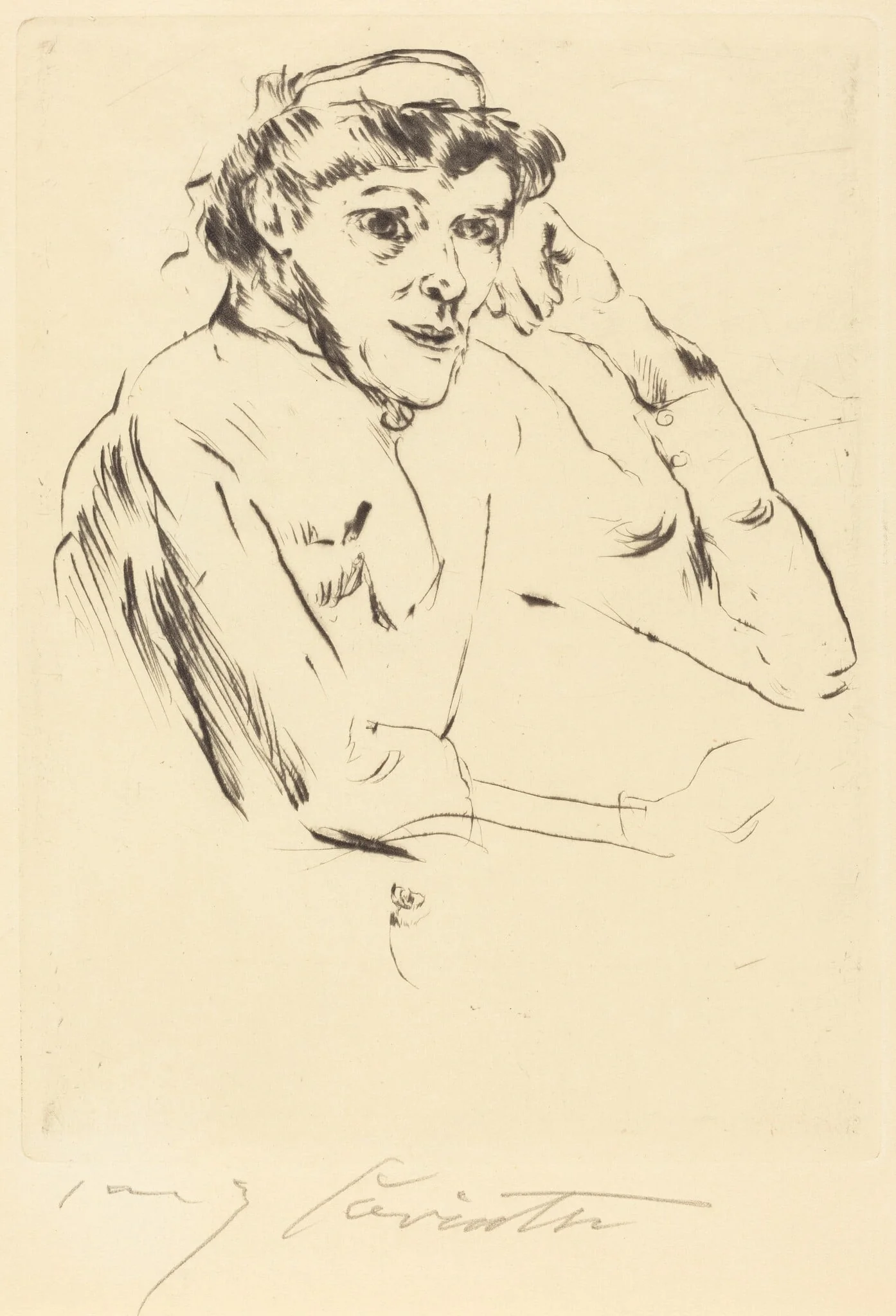 Pflegerin (Nurse), detail