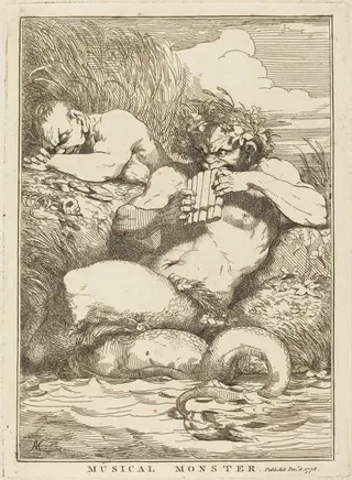 Musical Monster, by John Hamilton Mortimer, ink, 1778