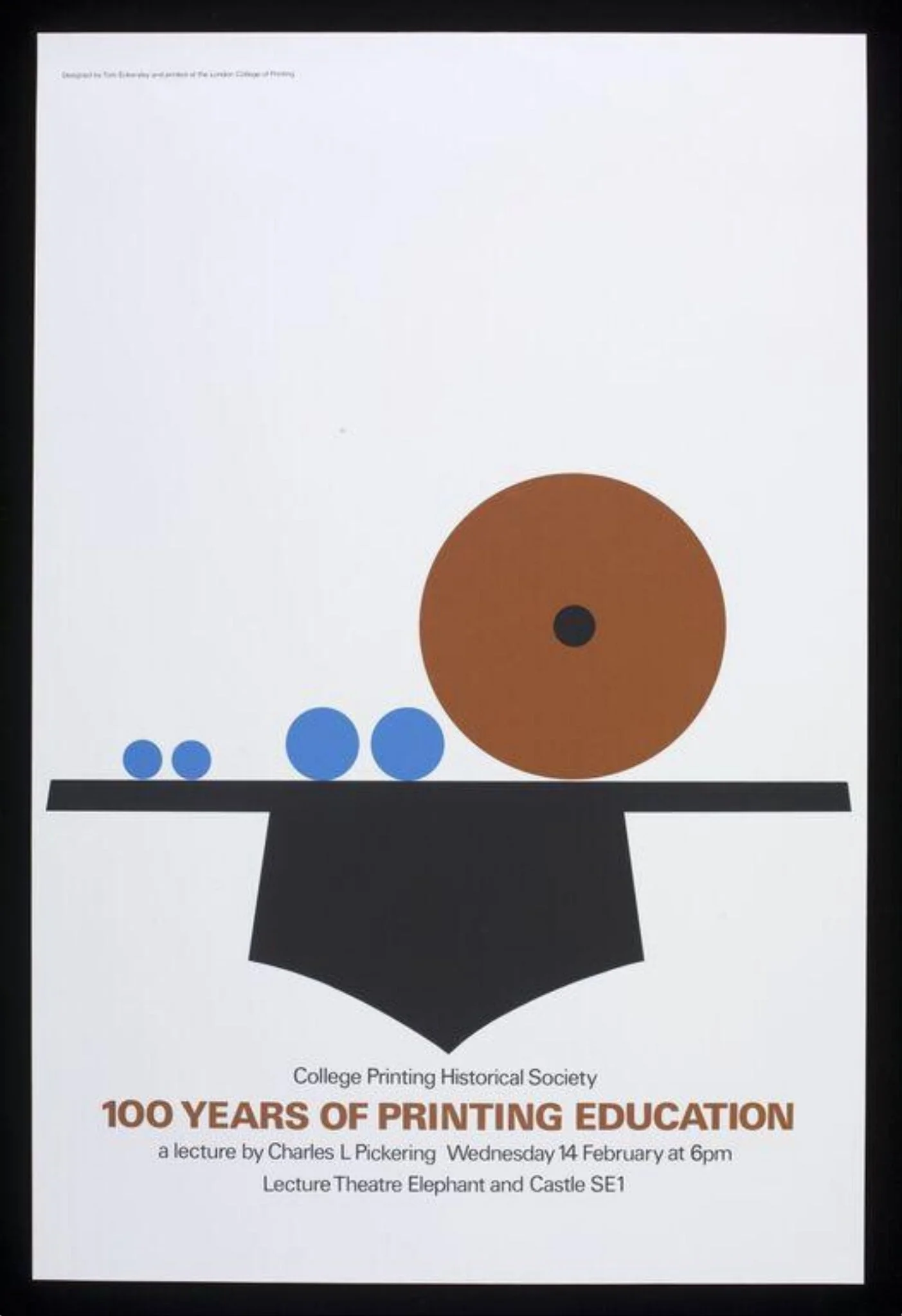 100 years of printing education, detail