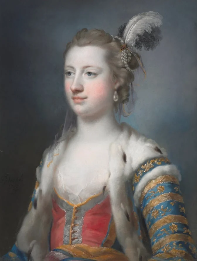 The Right Honorable Lady Mary Radcliffe (1732-98), Wife of Francis Eyre, Esq., detail
