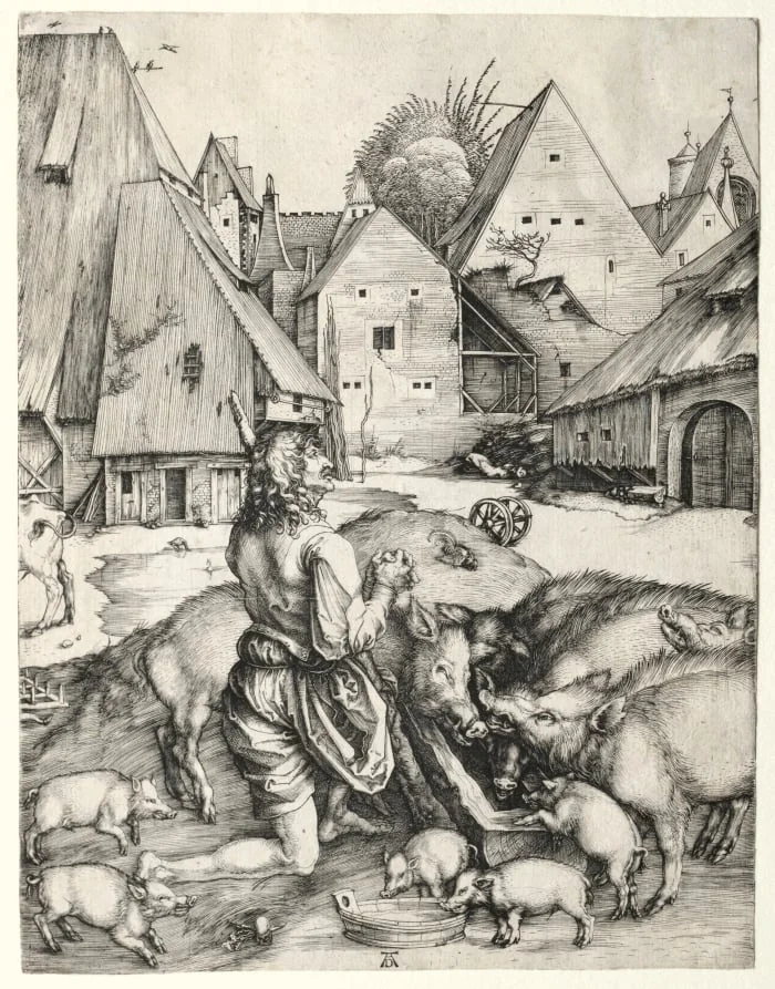 The Prodigal Son, detail