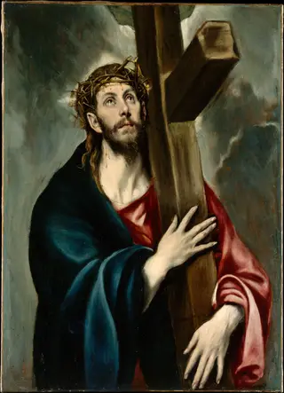 Christ Carrying the Cross, by El Greco, oil, 1590