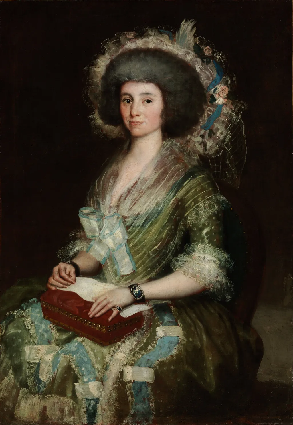 Portrait of Senora Ceán Bermudez, by Francisco Goya, oil, 1793