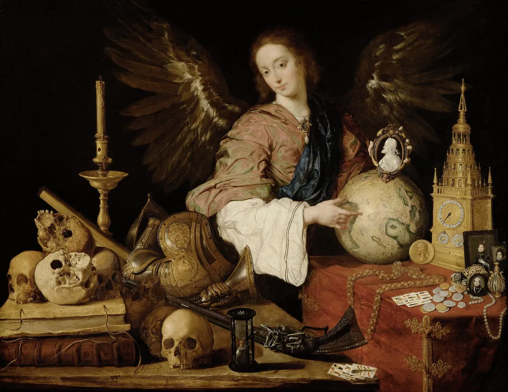 Allegory of Vanity, by Antonio de Pereda, oil, 1654