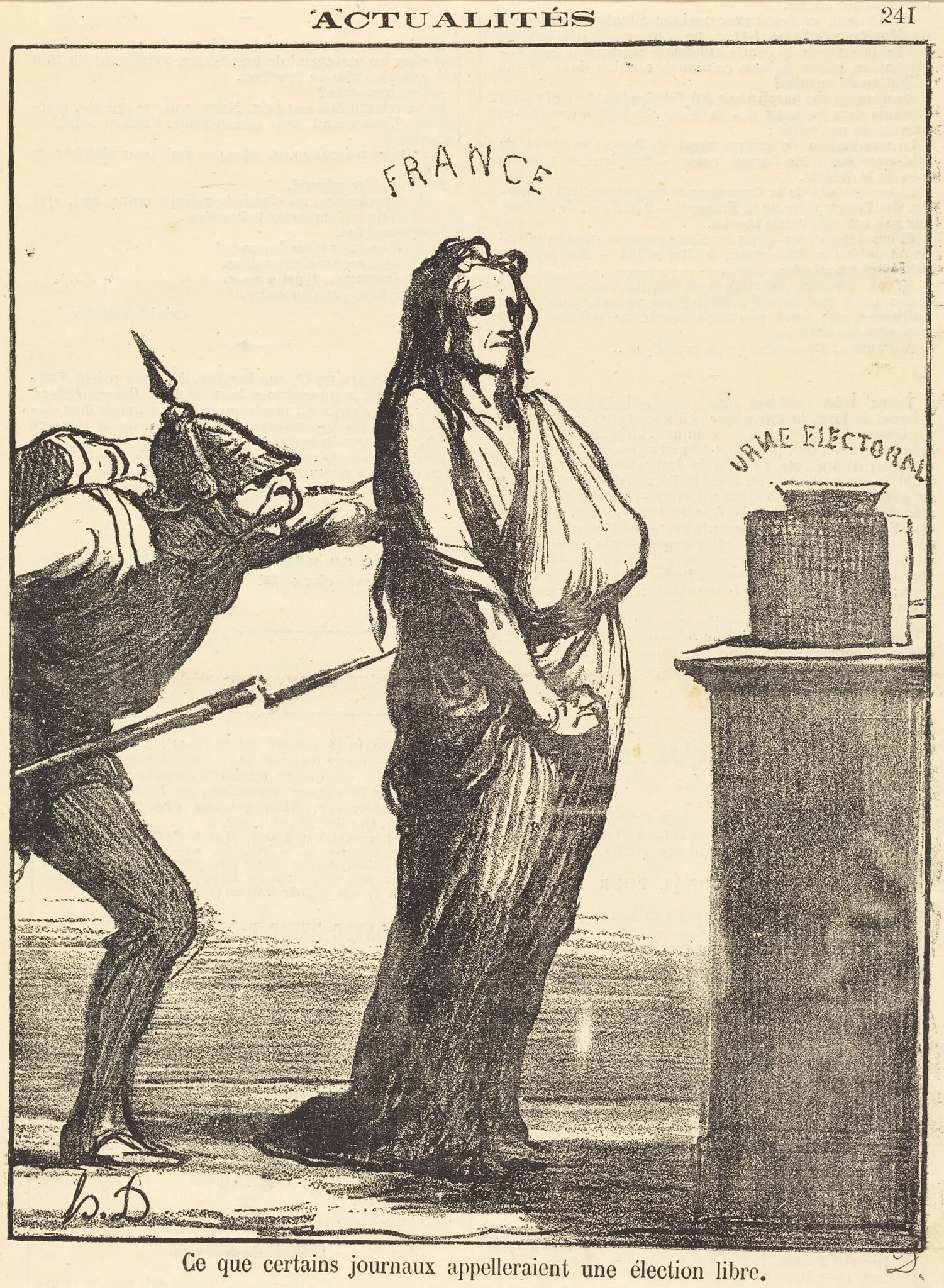 Ce que certains journaux appeleraient..., detail