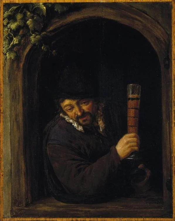 Peasant at a Window, detail